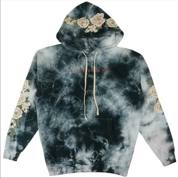 civil regime blanco roses hoodie